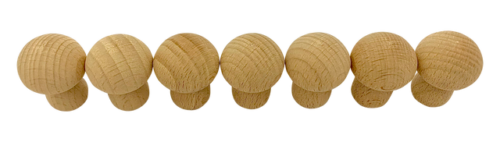 Mini Naturel Paddenstoelen / 7 stuks