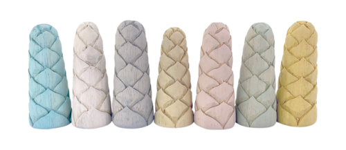 Mini Pastelkleurige Bloemknoppen S / 7 stuks