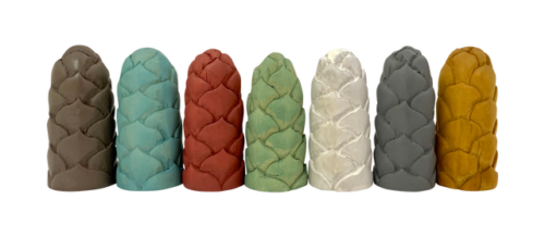 Mini Aardetinten Bloemknoppen Lr / 7 stuks