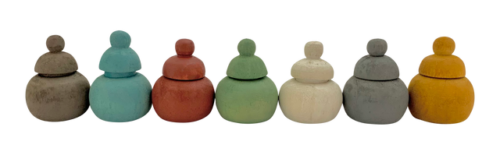 Mini Aardetinten Potje / 7 stuks