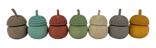 Mini Aardetinten Eikelpotjes / 7 stuks