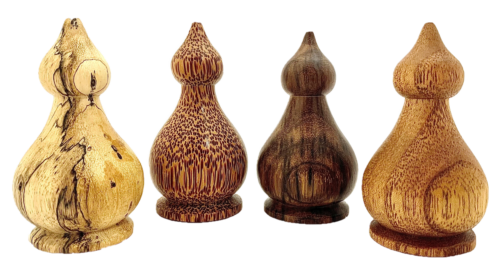 Mini houten Domes / 4 stuks