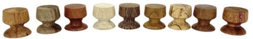 Mini houten Goblets / 9 stuks